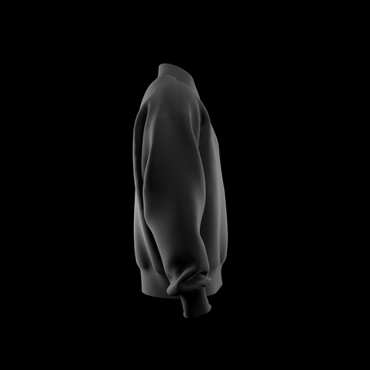 Loose Fit Half-Zip Collared Shirts