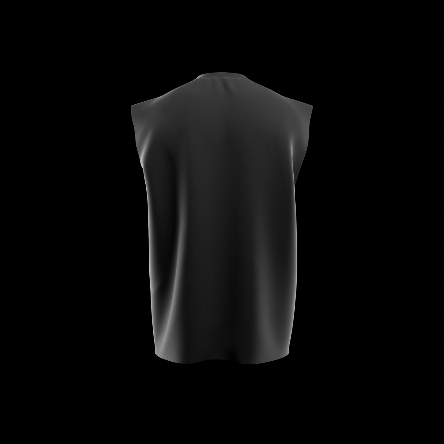 Loose Fit Crewneck Sleeveless T-Shirts