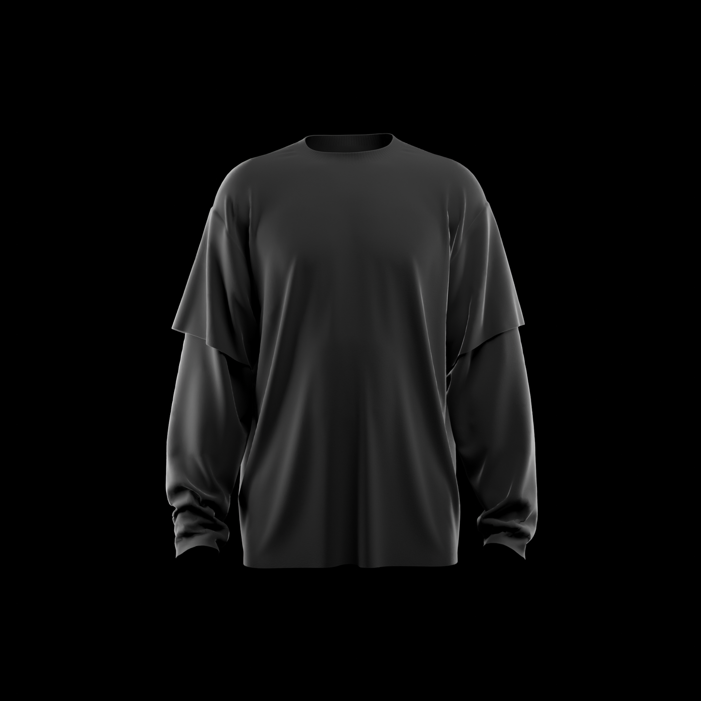 Sleeve-Layered T-shirt