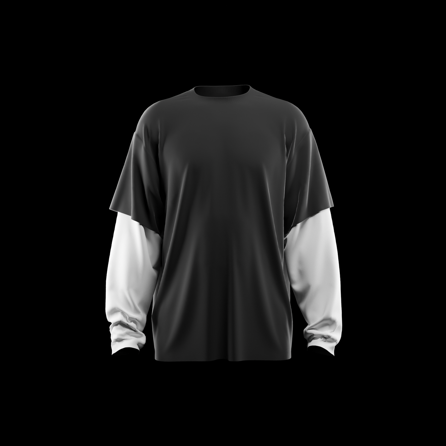Sleeve-Layered T-shirt