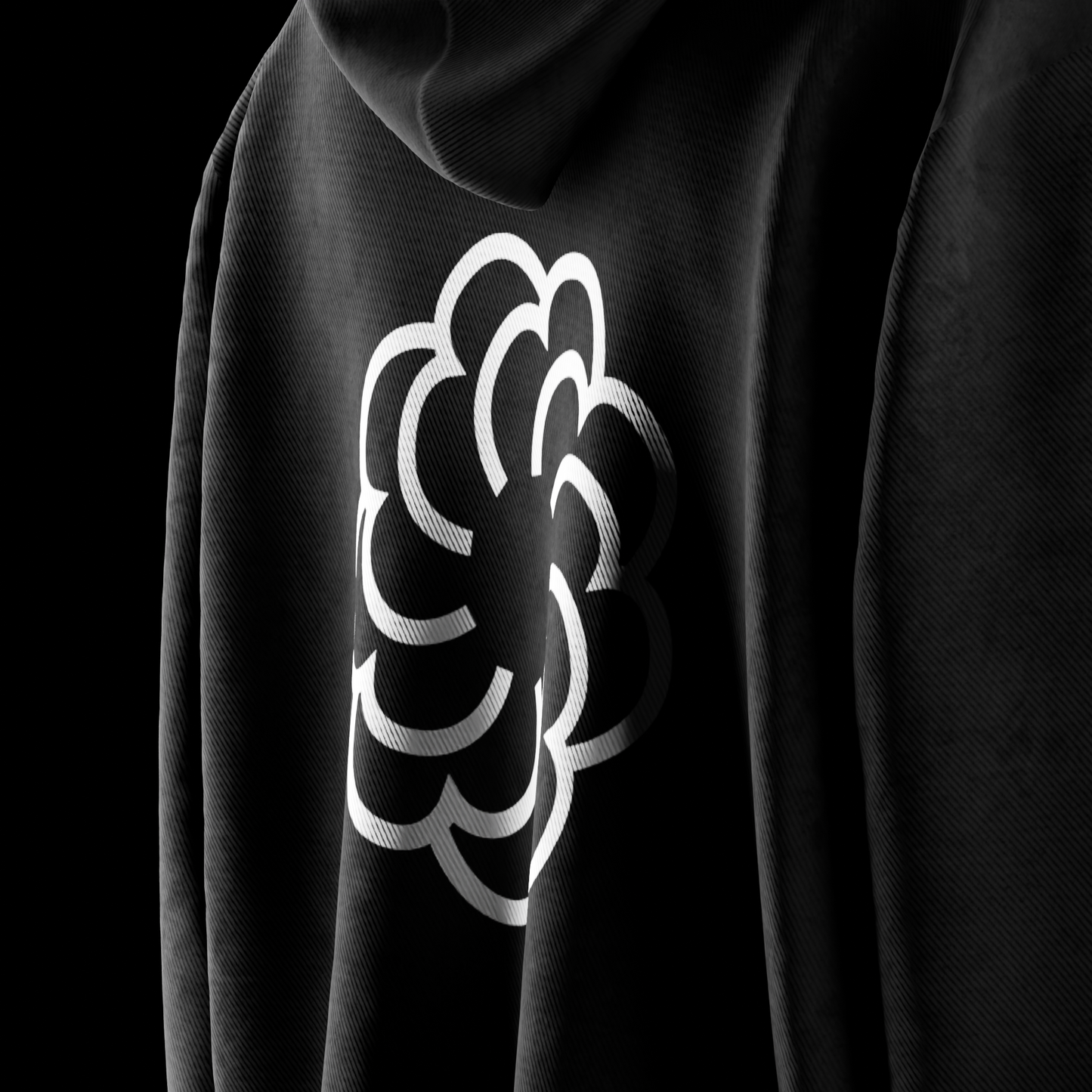 3D Hoodie Mockup – 3D mockup, view 3
