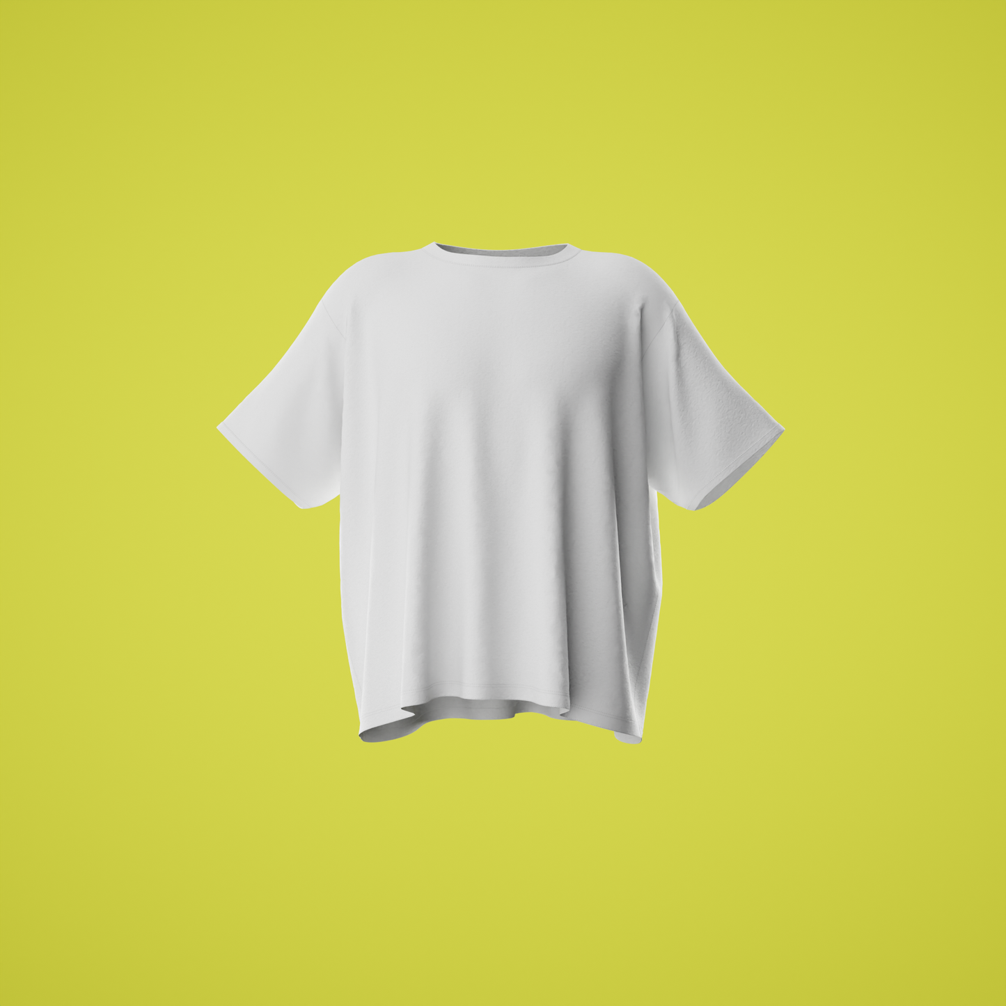Oversized/ Regular T-shirt - 3D Mockup