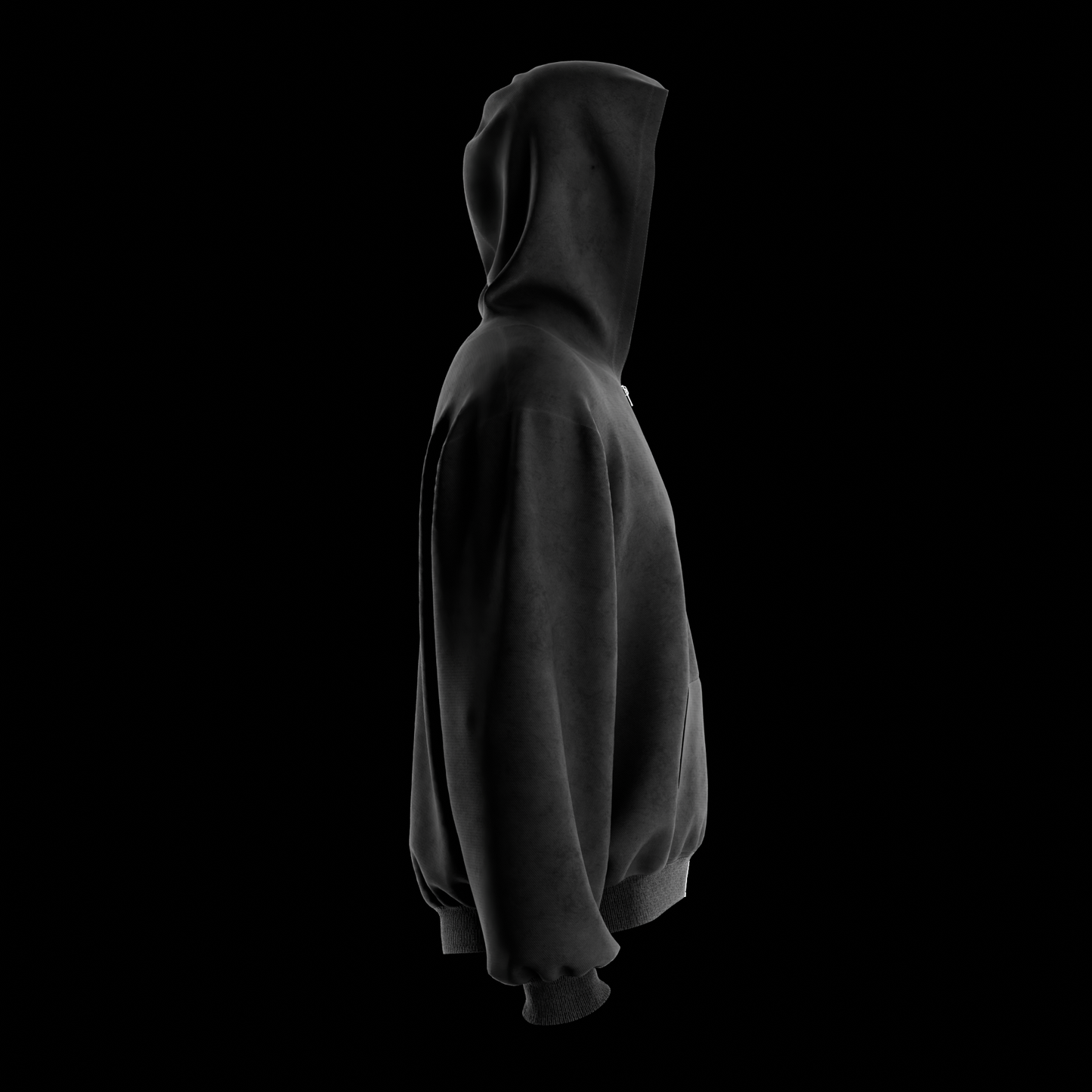 Zipper Hoodie - 3D Mockup