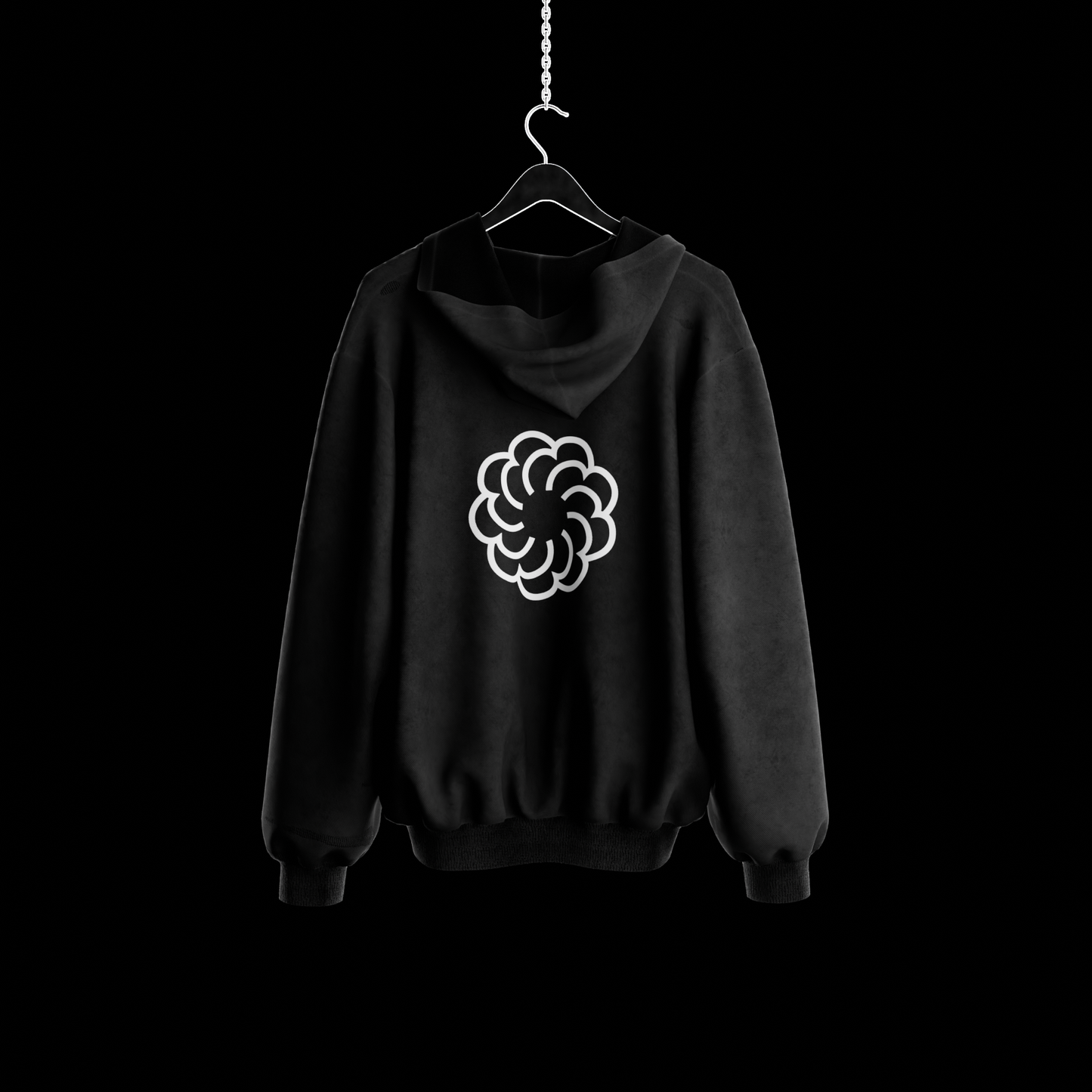 Zipper Hoodie - 3D Mockup