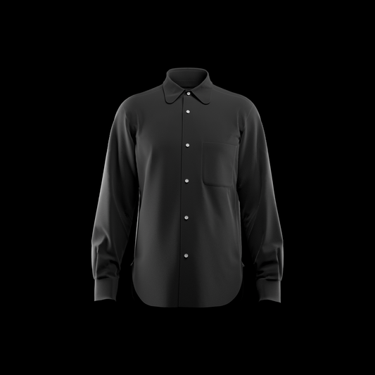 Regular Fit Round Collar Shirt