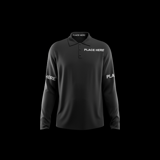 Long-Sleeve Piqué Shirt