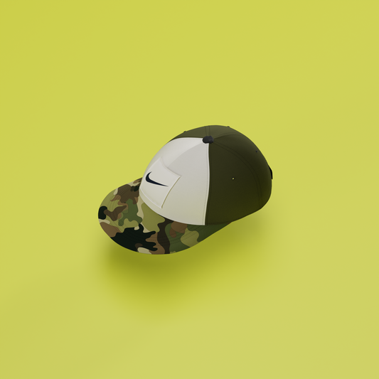 Baseball Cap w/ Badge - 3D Mockup